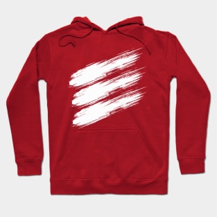 Young Saint Red (White Stripes) Hoodie